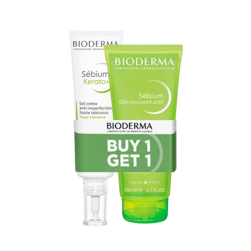 Sébium Kerato+ 30ml + Sébium Gel Moussant Actif B1G1