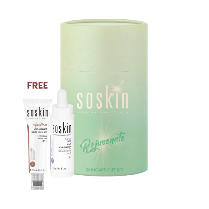 Soskin coffret c-vital serum ultra-densifier + hydrawear eye gift