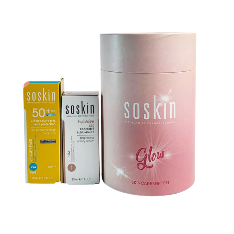 Soskin coffret hydraglow c20 + écran fluide gift