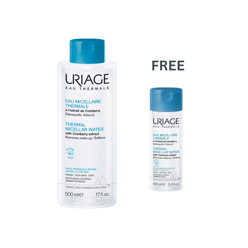 Thermal Micellar water (Normal to Dry skin) 500ml + 100ml FREE