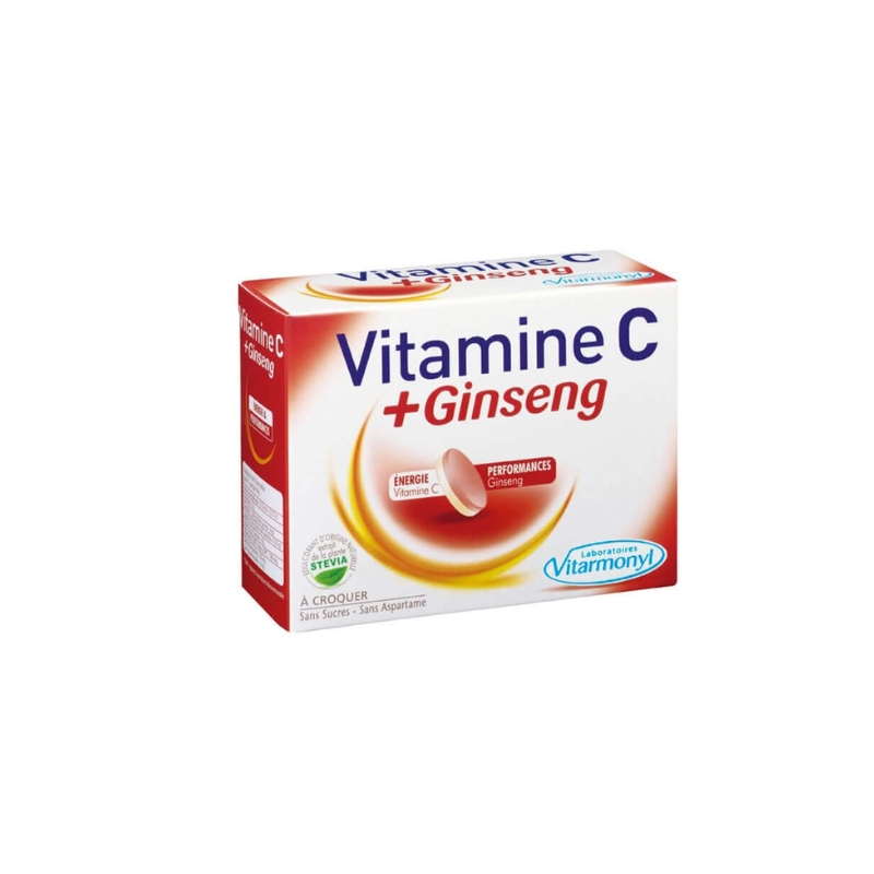 Vitamin C + Ginseng 24 Tabs