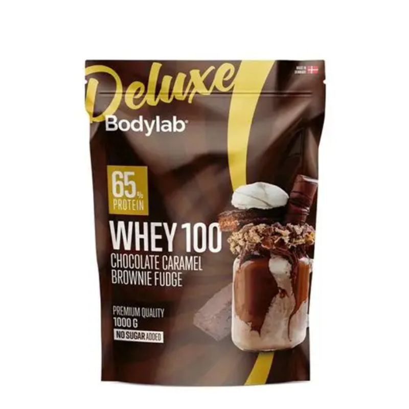 Whey 100 Protein Powder Chocolate Caramel Brownie Flavor 1000g