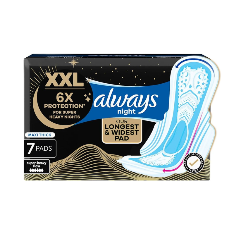 XXL Maxi Thick Super Heavy Flow 7 Pads