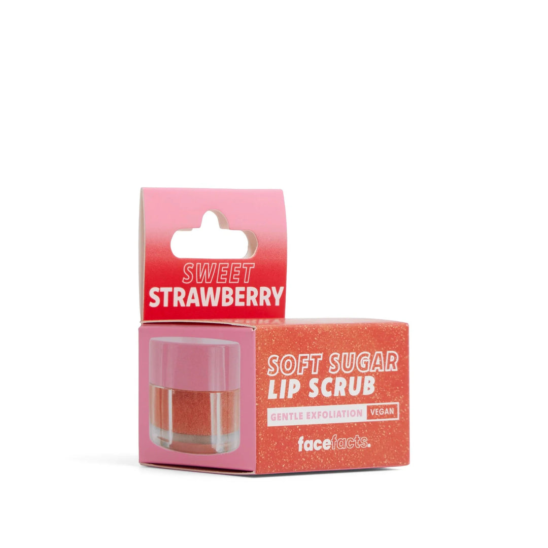 Face Facts Soft Sugar Lip Scrub - 10 g Sweet Strawberry